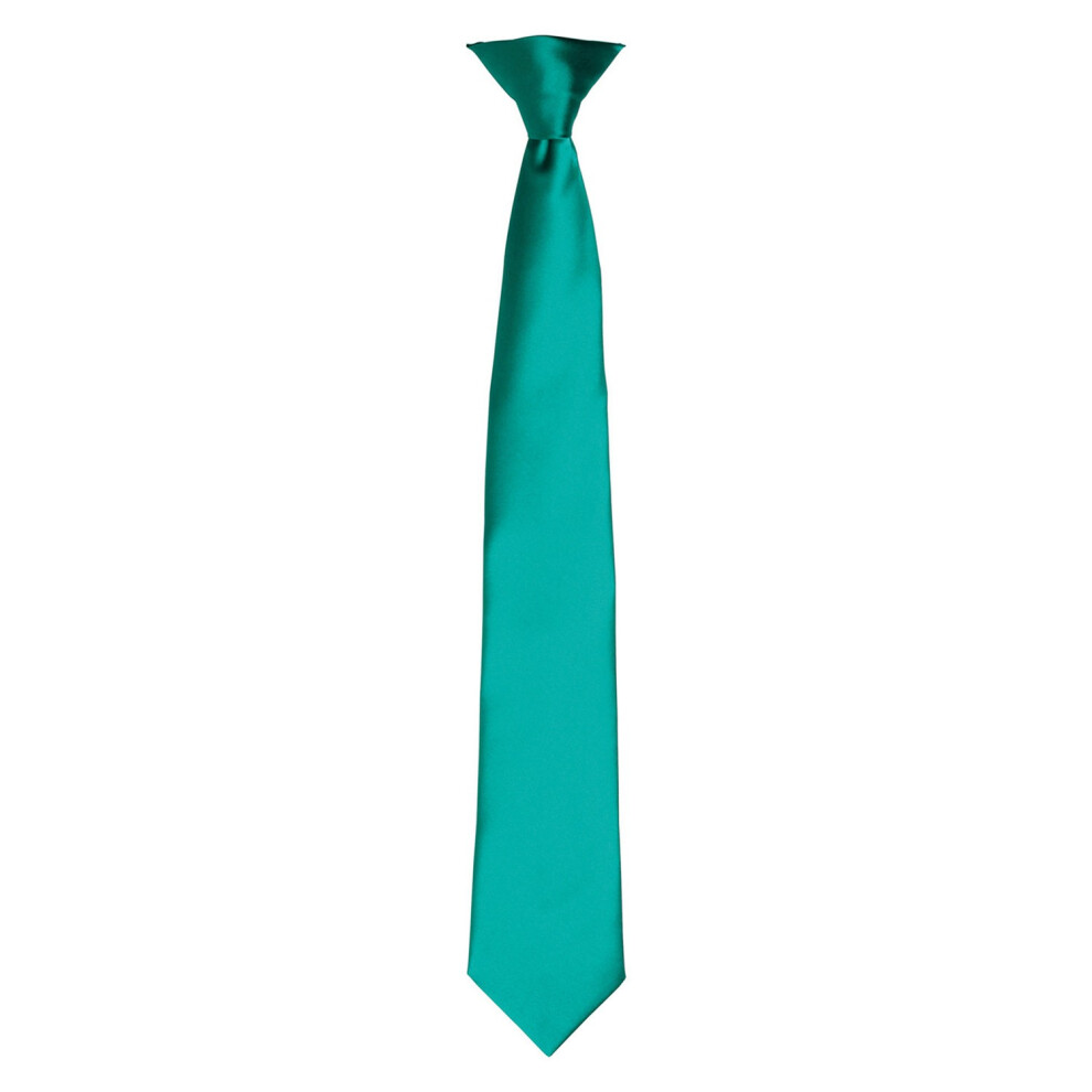 (One Size, Emerald) Premier Unisex Adult Satin Tie