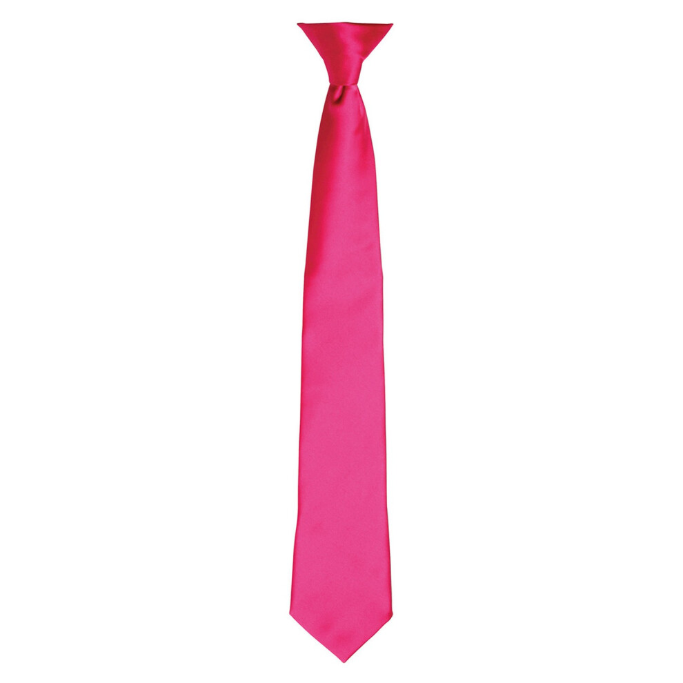 (One Size, Hot Pink) Premier Unisex Adult Satin Tie