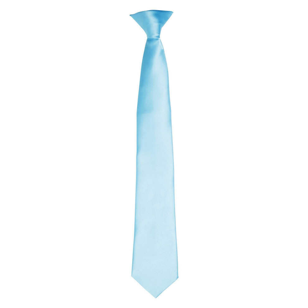 (One Size, Turquoise) Premier Unisex Adult Satin Tie