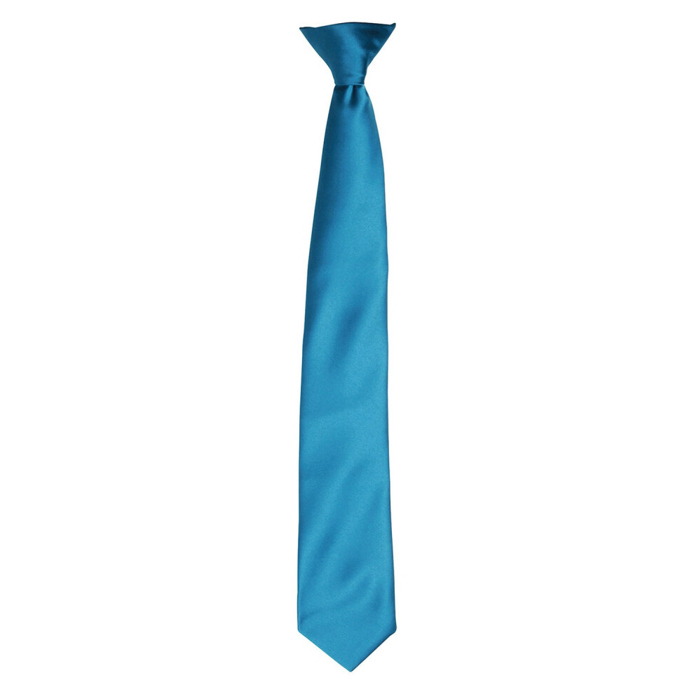 (One Size, Teal) Premier Unisex Adult Satin Tie