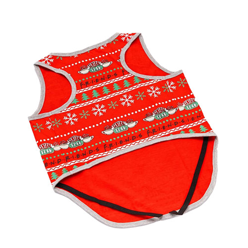 Friends (L, Red) Friends Christmas Dog Top 2