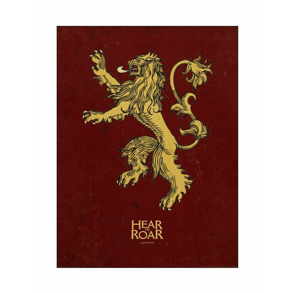 Game of Thrones Lannister Poster