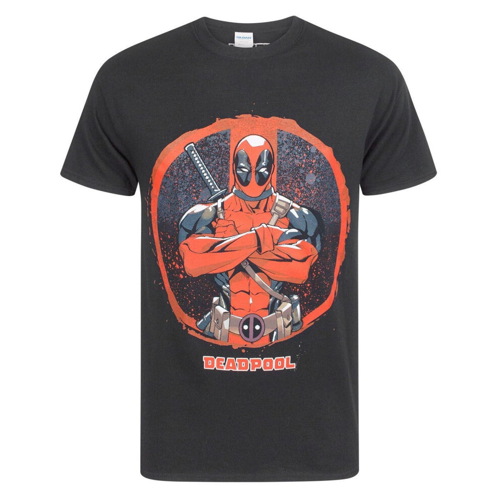 Official Deadpool Arms Crossed T-Shirt