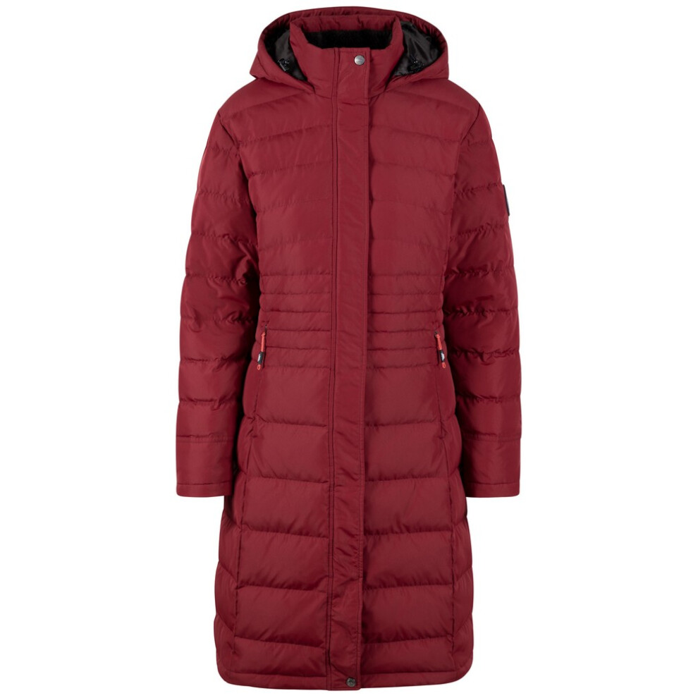 Women's Trespass Womens/Ladies Bitsy Down Jacket - Dark Cherry - Size: 18/16