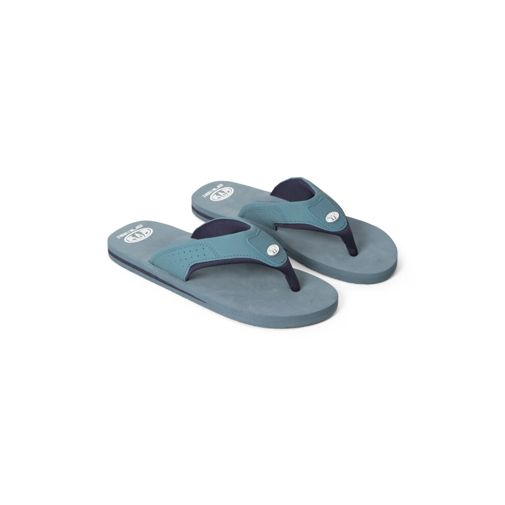 (7 UK, Grey) Animal Mens Jekyl Recycled Flip Flops