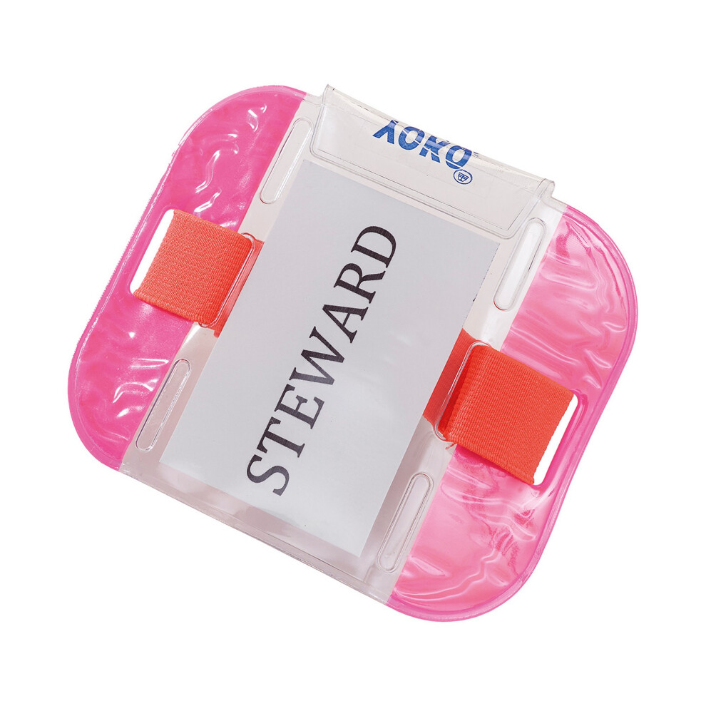 Yoko Pink (One Size, Fluorescent ) Id Armband