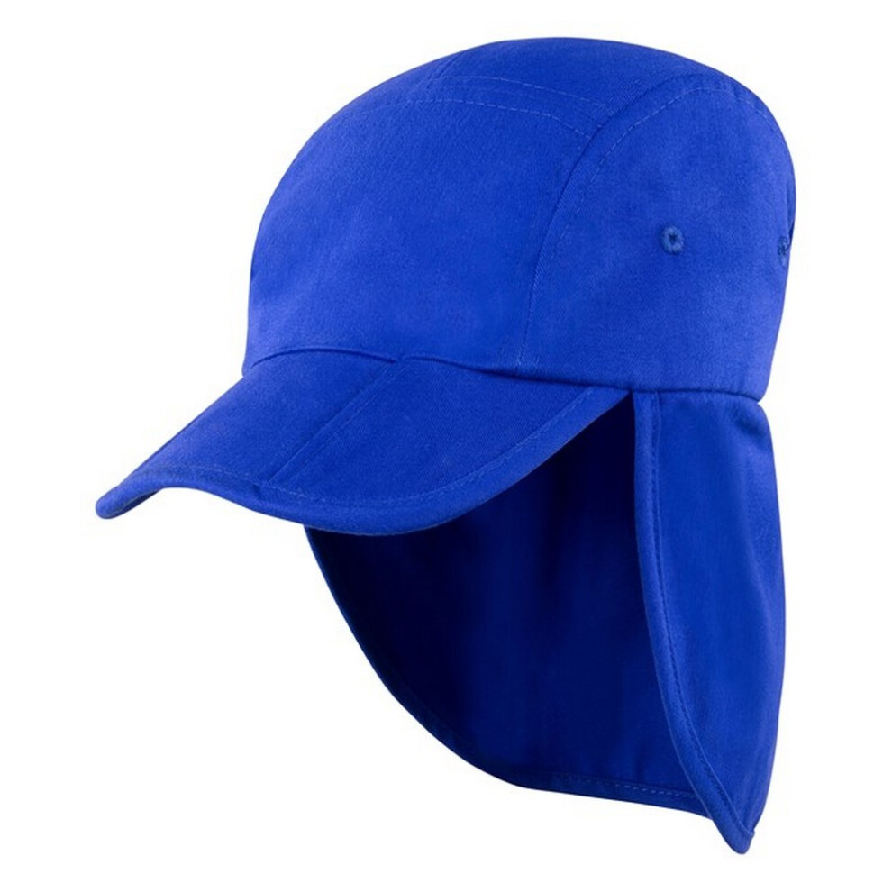 (One Size, Royal Blue) Result Headwear Childrens/Kids Legionnaires Fold Up Cap