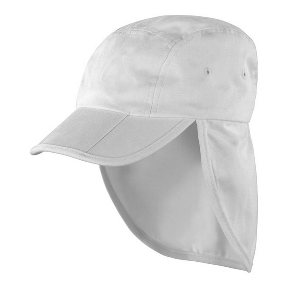 (One Size, White) Result Headwear Childrens/Kids Legionnaires Fold Up Cap