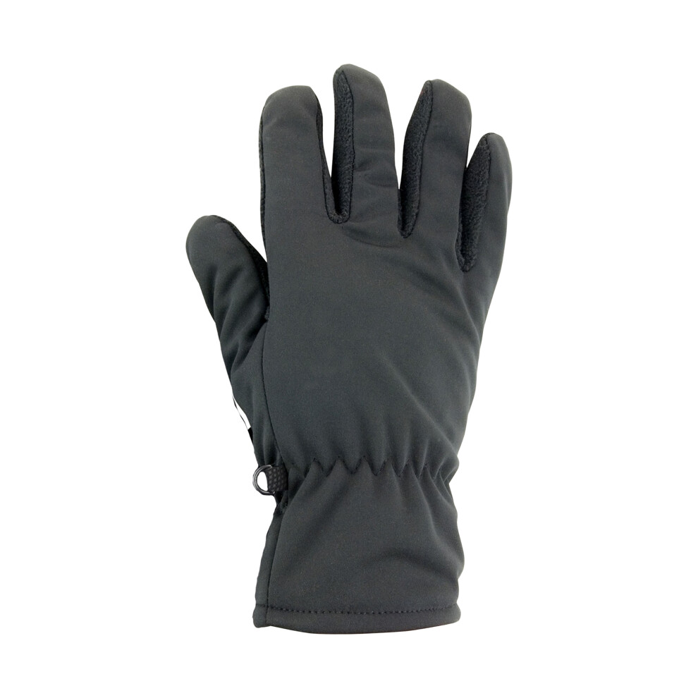 (L-XL, Black) Result Winter Essentials Unisex Adult Softshell Thermal Gloves