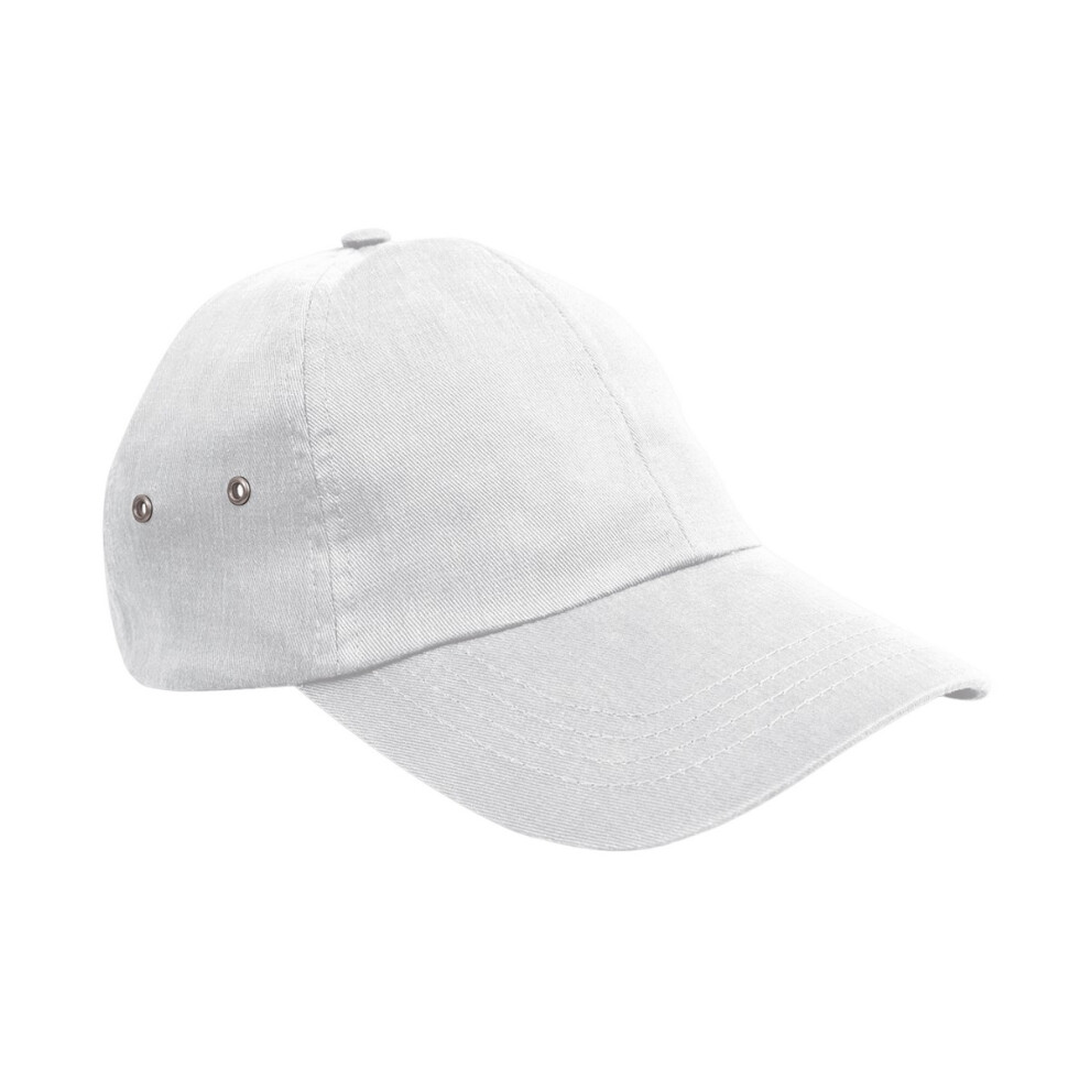 (One Size, White) Result Headwear Plush Baseball Cap