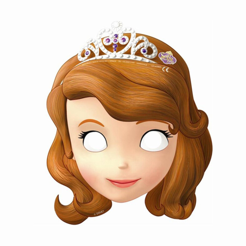 Sofia The First Mask (Pack of 6)