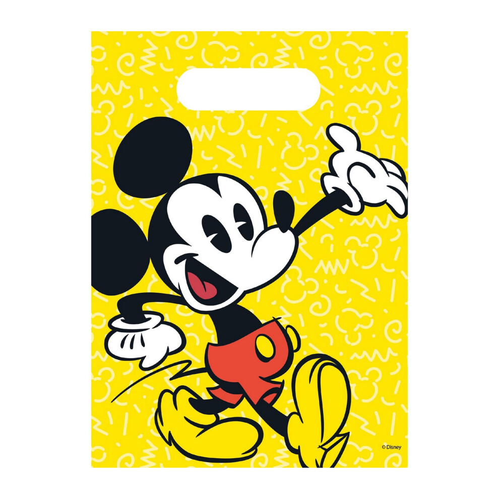 Retro Mickey Mouse Gift Bag (Pack of 6)