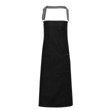 (One Size, Black Denim) Premier District Bibbed Apron