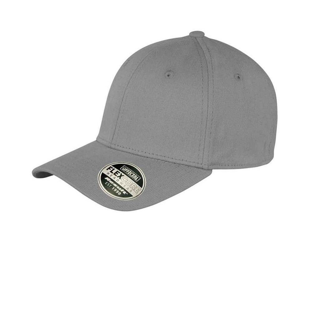 (L-XL, Grey) Result Headwear Unisex Adult Kansas Flexible Baseball Cap