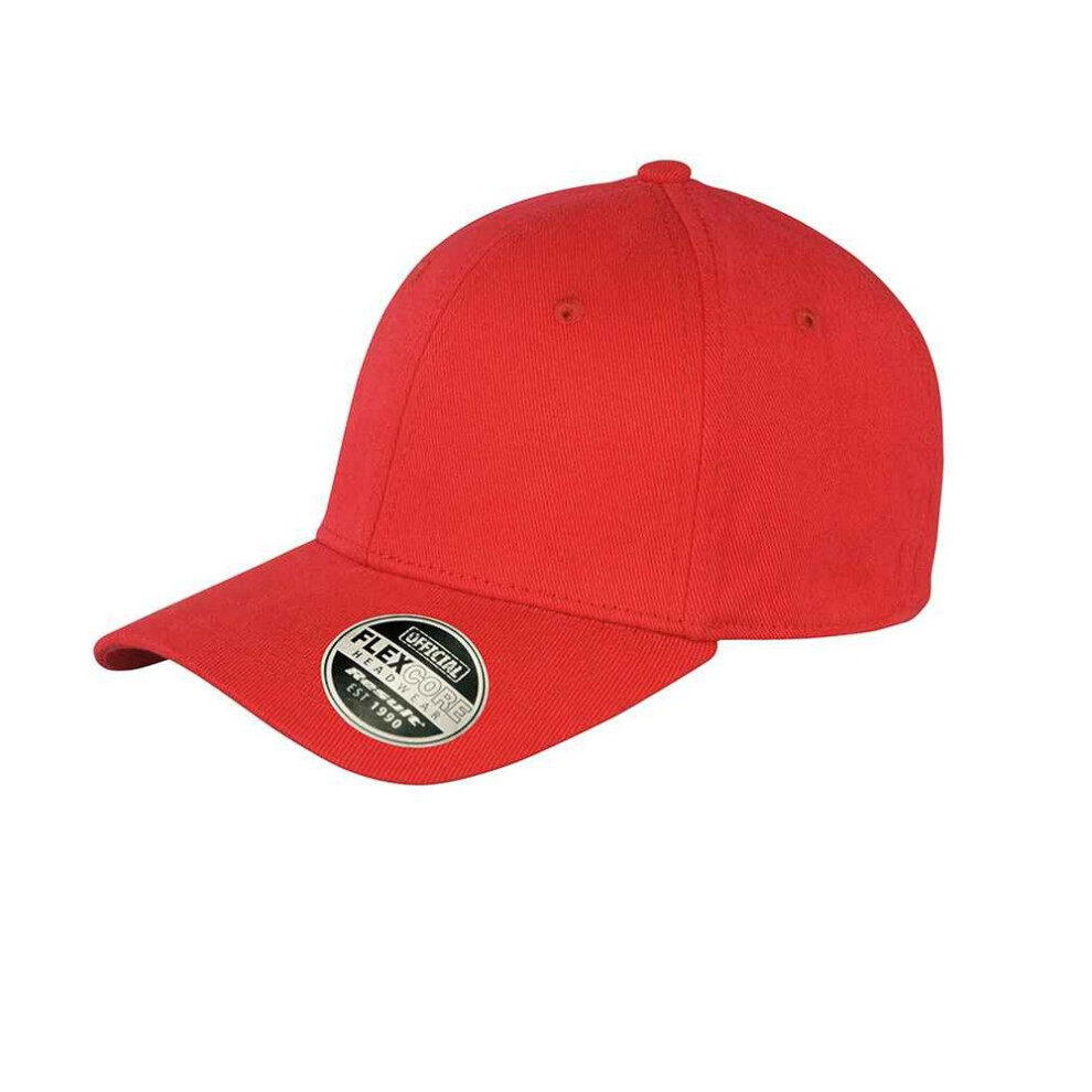 (S-M, Red) Result Headwear Unisex Adult Kansas Flexible Baseball Cap