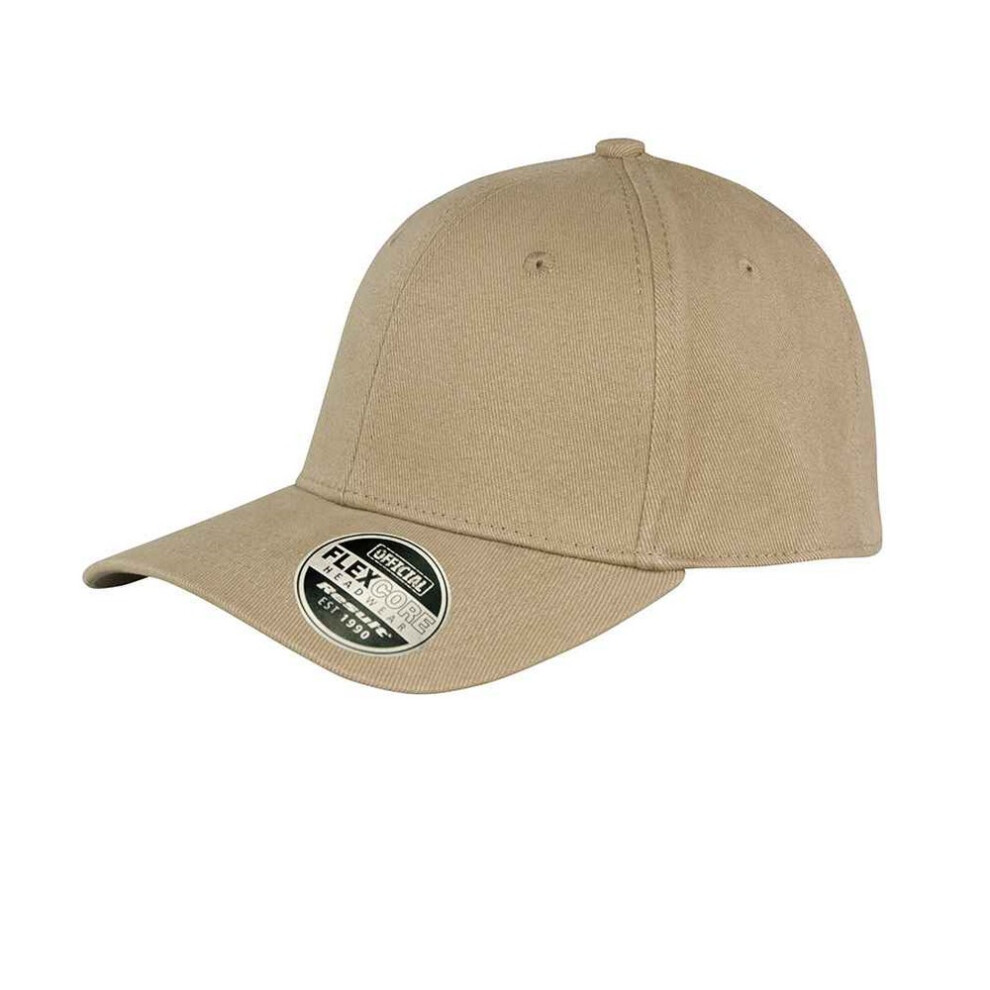 (S-M, Khaki Brown) Result Headwear Unisex Adult Kansas Flexible Baseball Cap