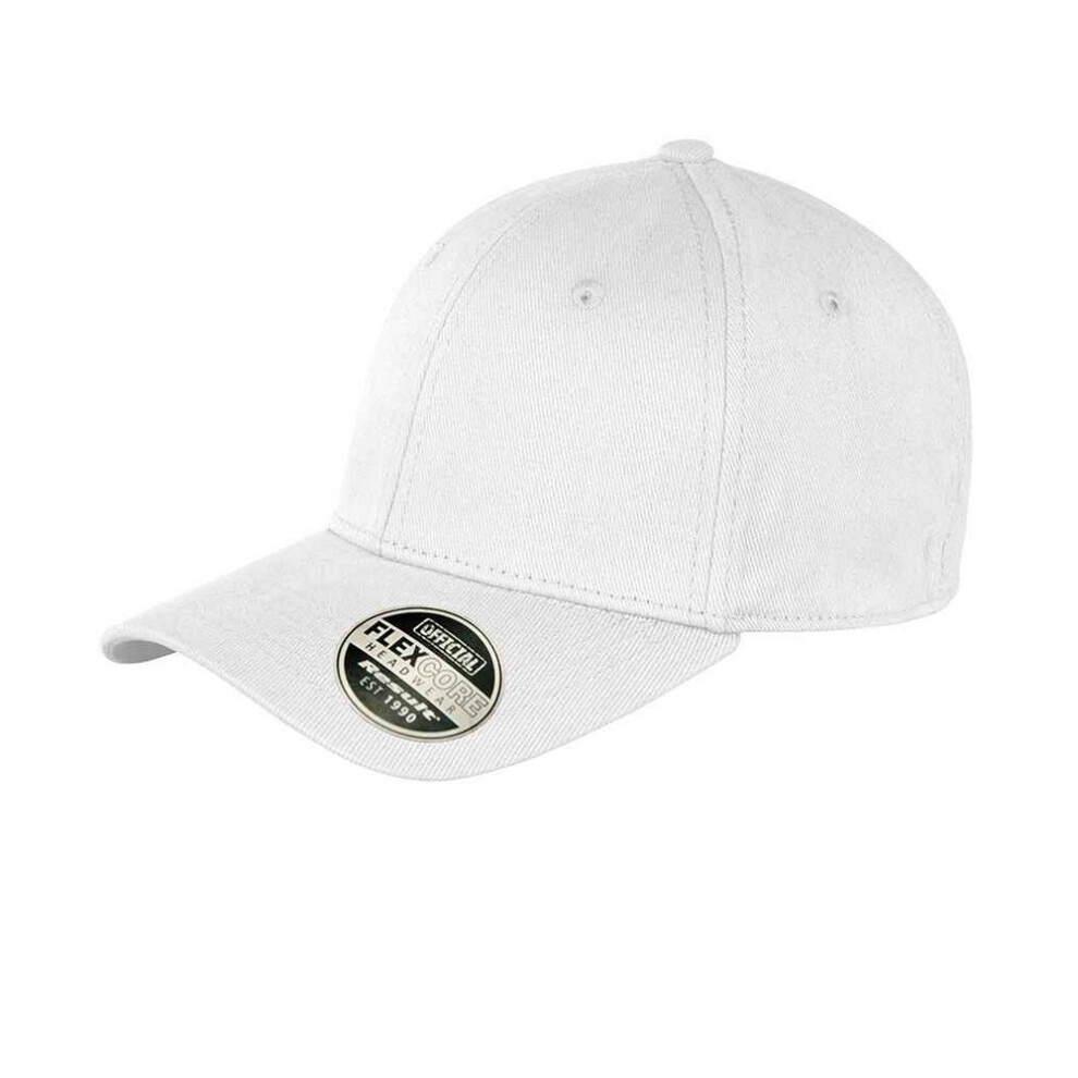 (L-XL, White) Result Headwear Unisex Adult Kansas Flexible Baseball Cap