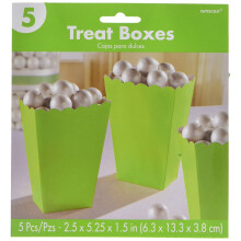(S, Kiwi Green) Amscan Paper Plain Popcorn Holder