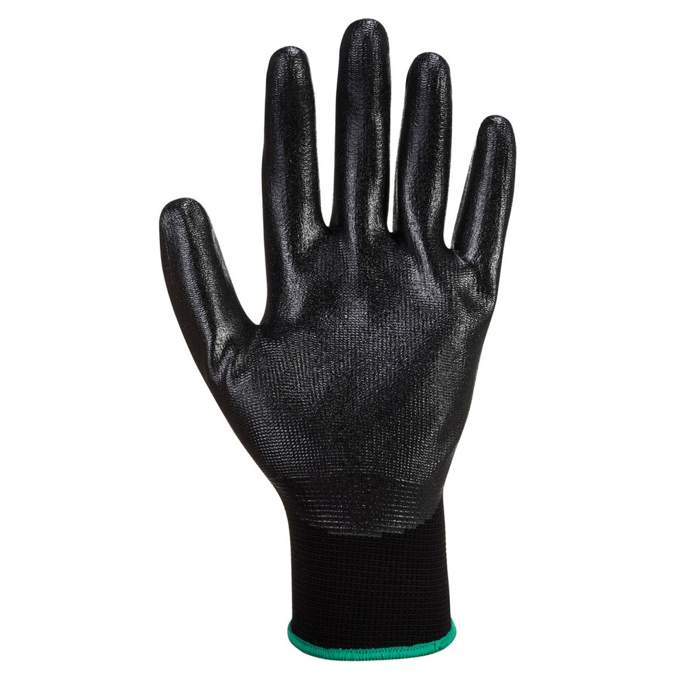 (M, Black) Portwest Unisex Adult Dexti-Grip Gloves