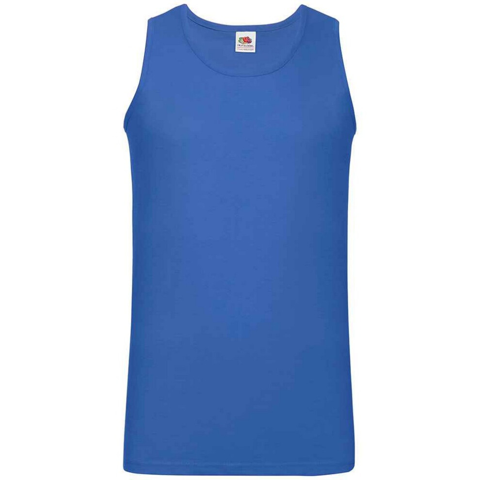 (3XL, Royal Blue) Fruit of the Loom Mens Athletic Vest Top