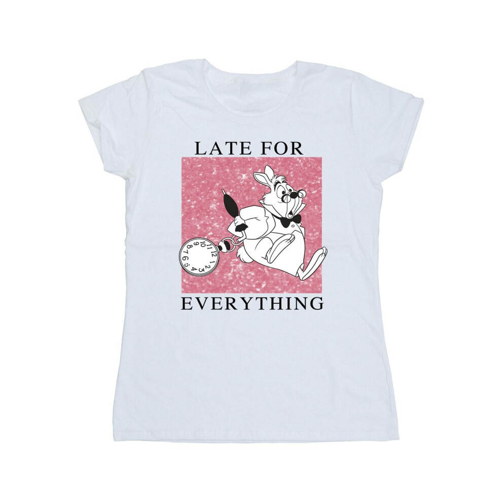 Alice In Wonderland White Rabbit Cotton T-Shirt