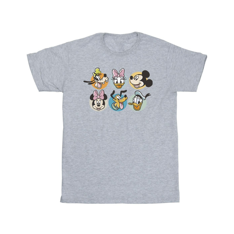 Mickey Mouse And Friends Faces T-Shirt