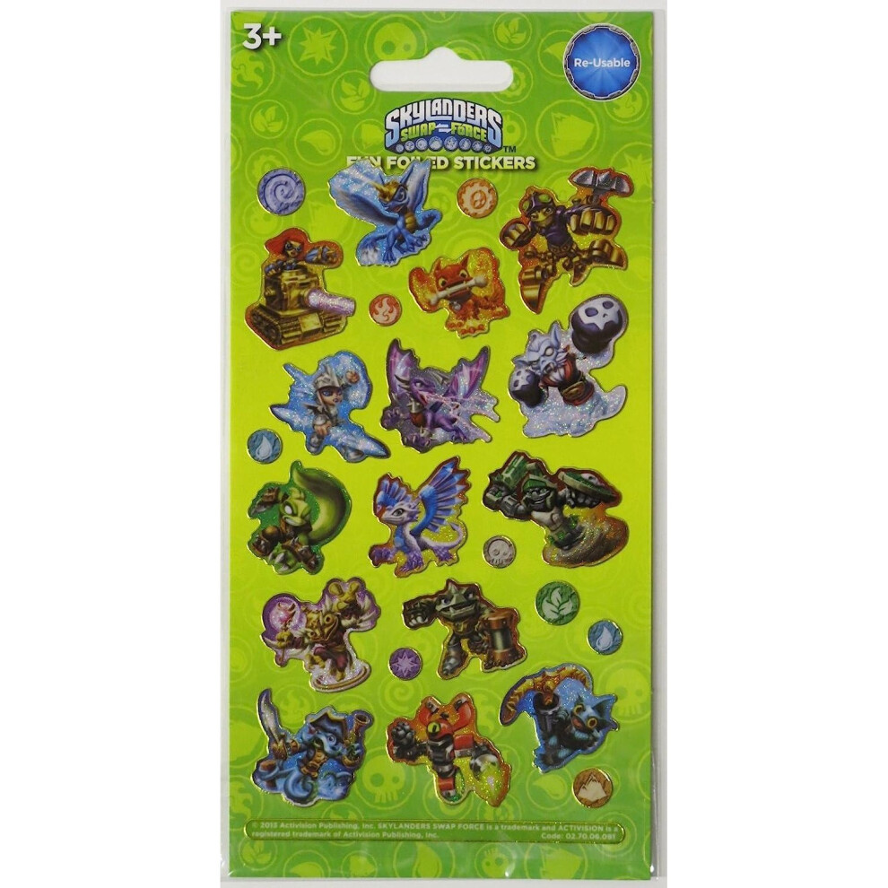 Skylanders SwapForce Foil Stickers