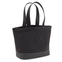 Bugaboo Changing Bag, Nappy Bag with Easy Access Pockets, Insulated Bottle Holder, Changing Mat and 3 Clutches, in Midnight Black
