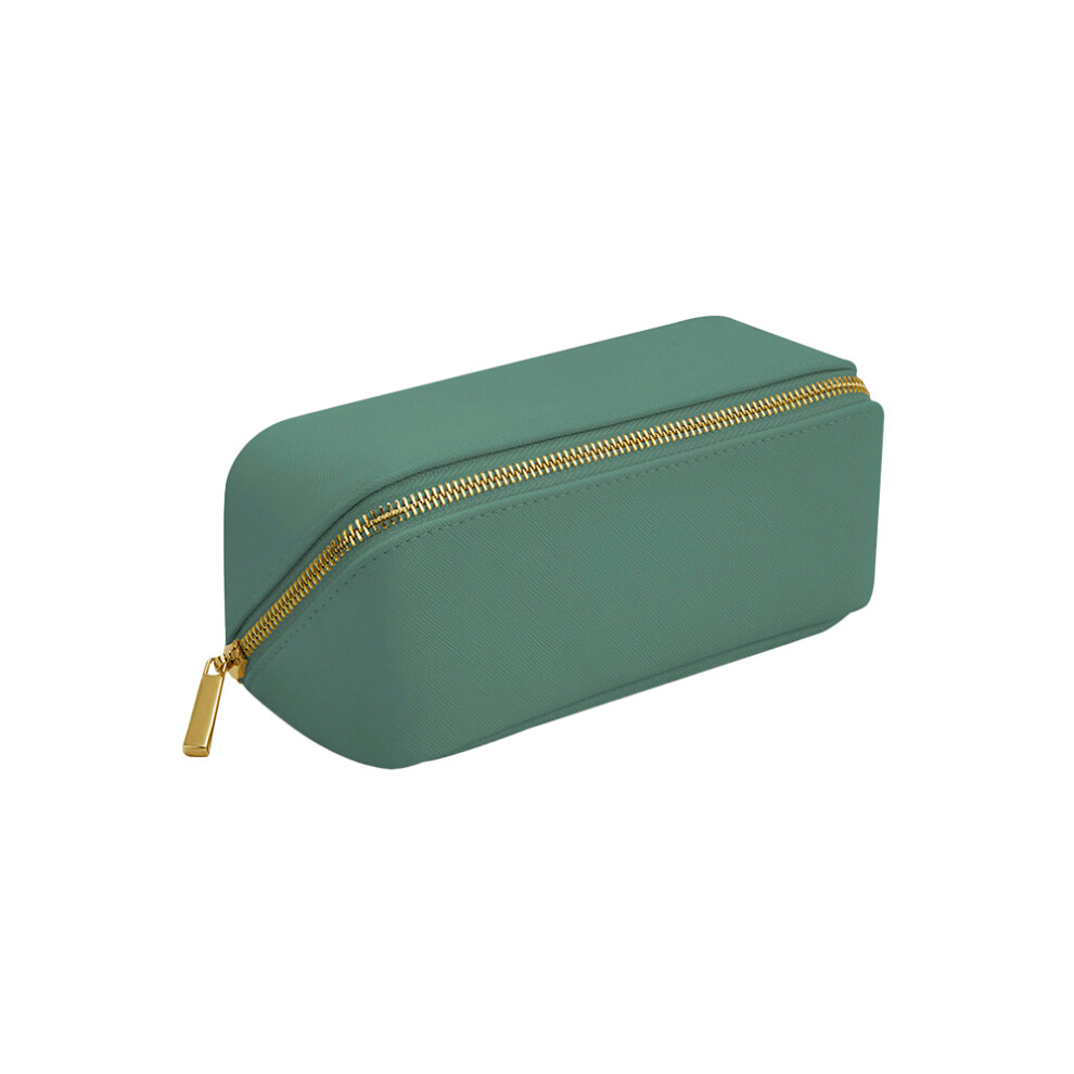 (One Size, Sage Green) Bagbase Mini Open Flat Cosmetic Case