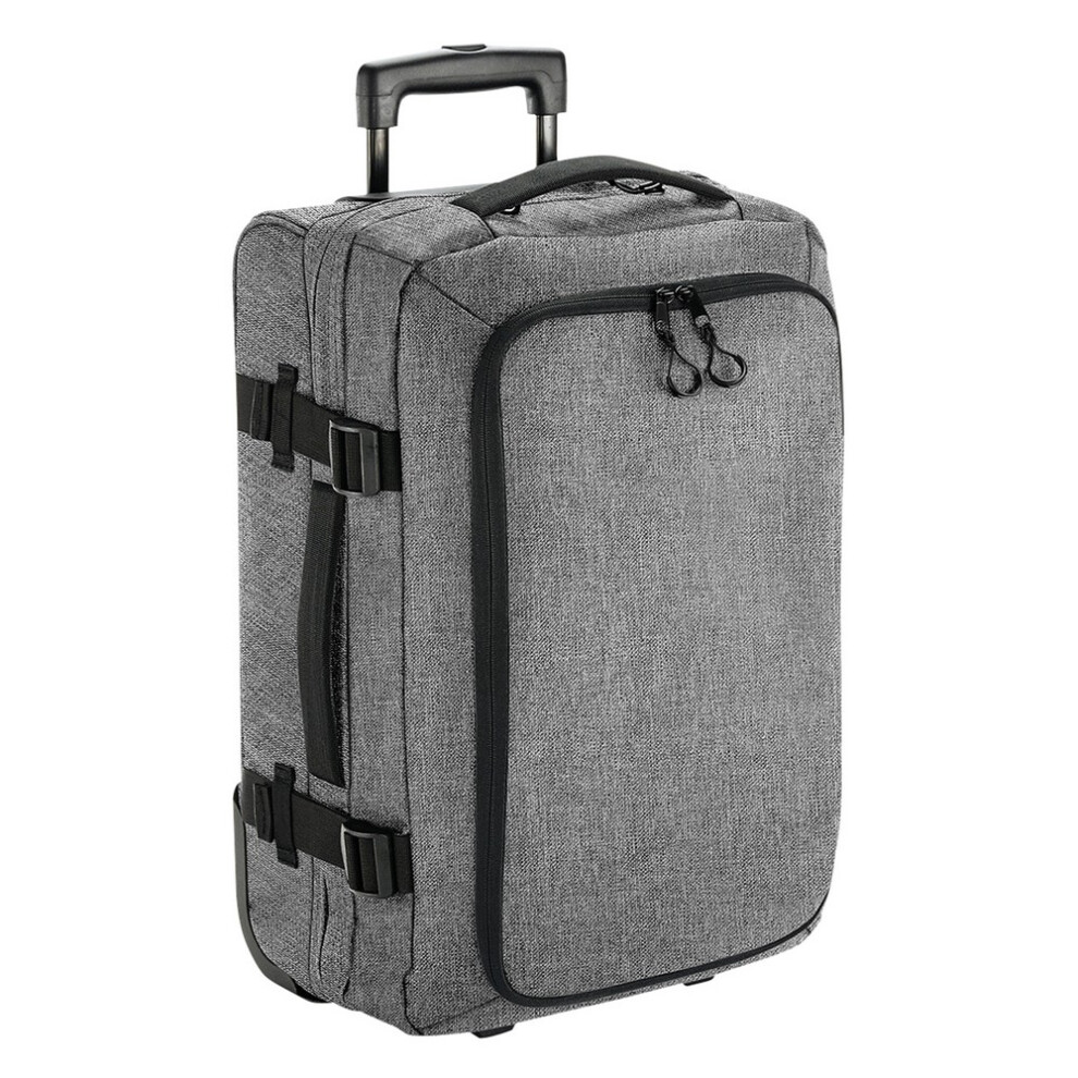 (One Size, Grey Marl) Bagbase Escape Hardshell 2 Wheeled Cabin Bag