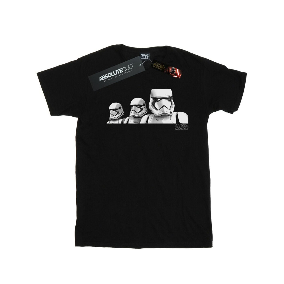 (7-8 Years, Black) Star Wars: The Rise of Skywalker Boys Star Wars The Rise Of Skywalker Troopers Band T-Shirt