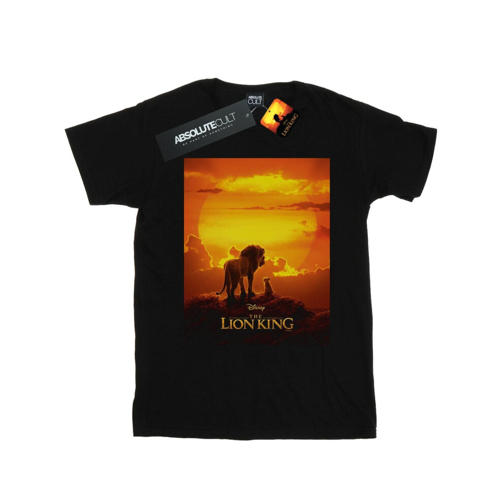 (3XL, Black) Disney Mens The Lion King Movie Sunset Poster T-Shirt