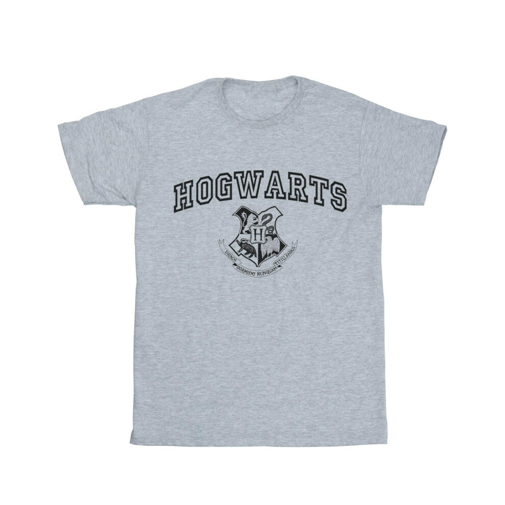 Hogwarts Crest Cotton Boyfriend T-Shirt