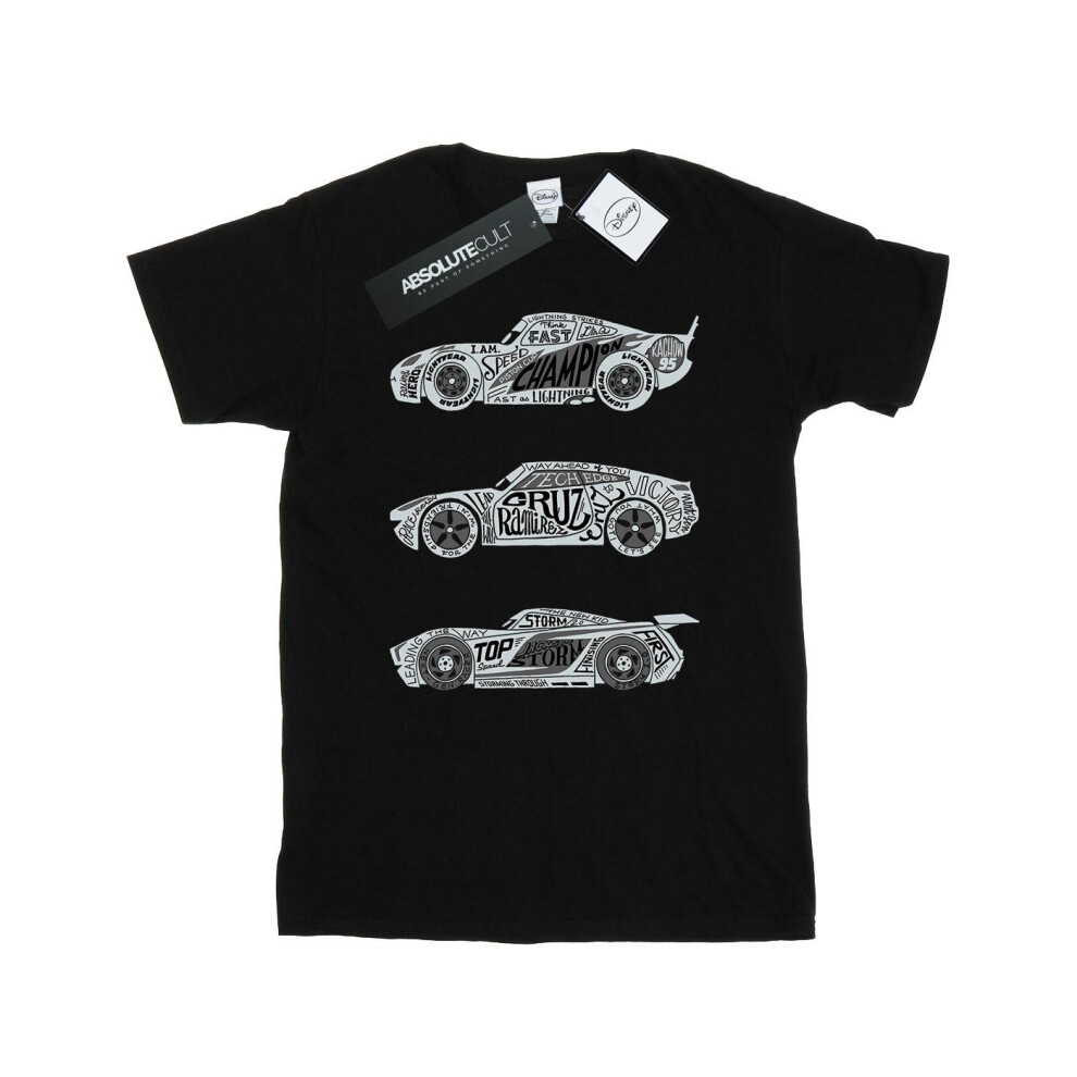 Cars Text Racers T-Shirt