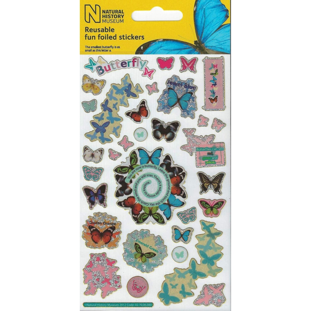 Natural History Museum Butterflies Sticker