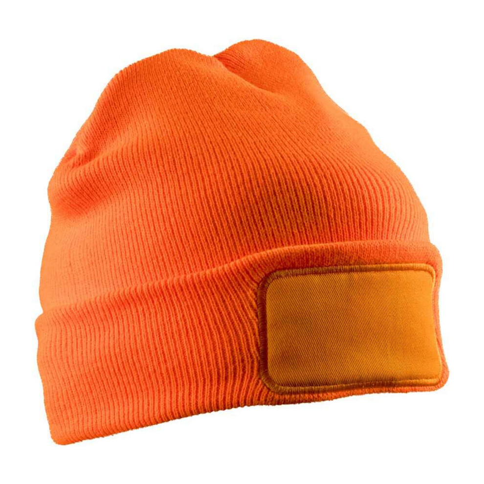 (One Size, Fluorescent Orange) Result Genuine Recycled Unisex Adult Thinsulate Beanie