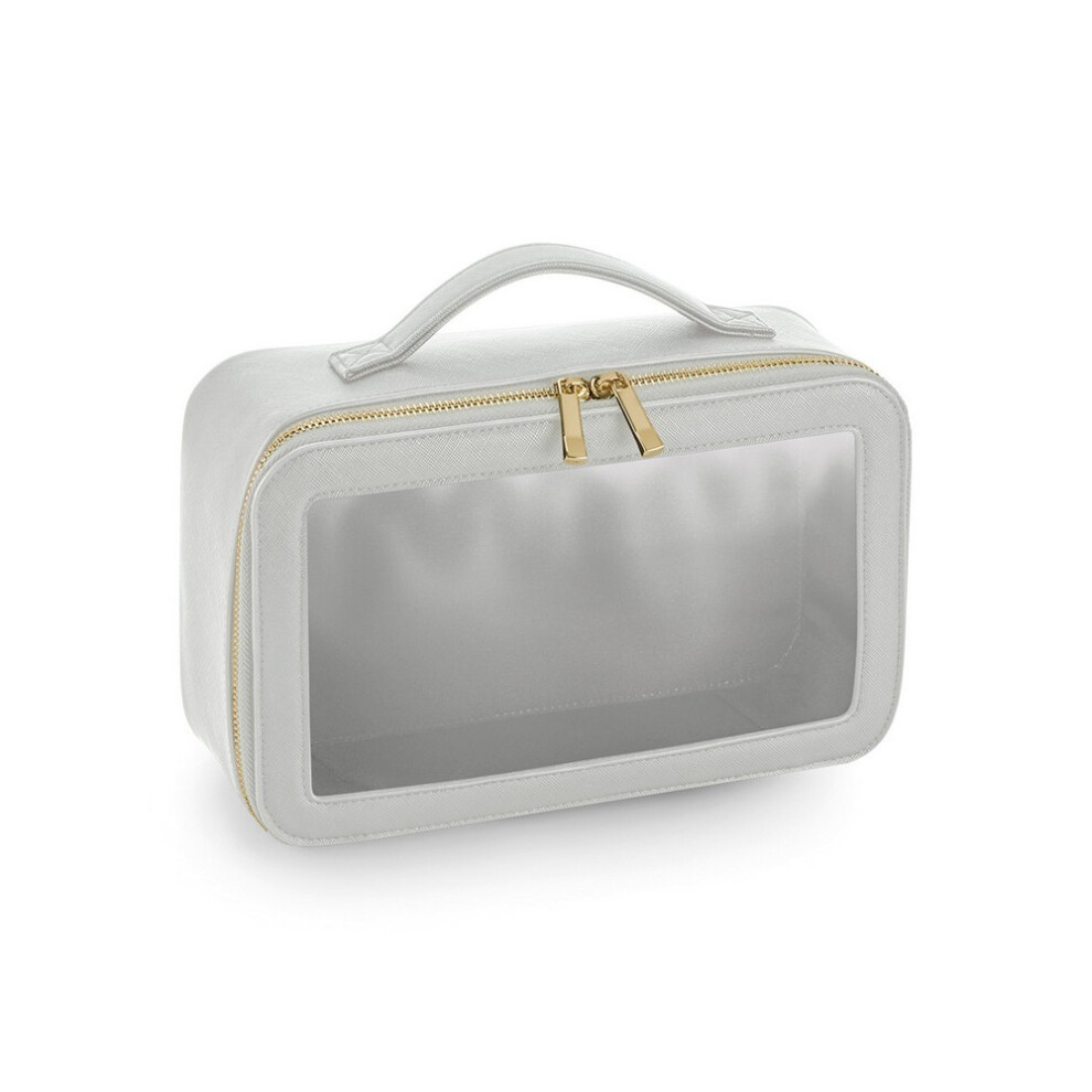 (One Size, Soft Grey) Bagbase Clear Toiletry Bag