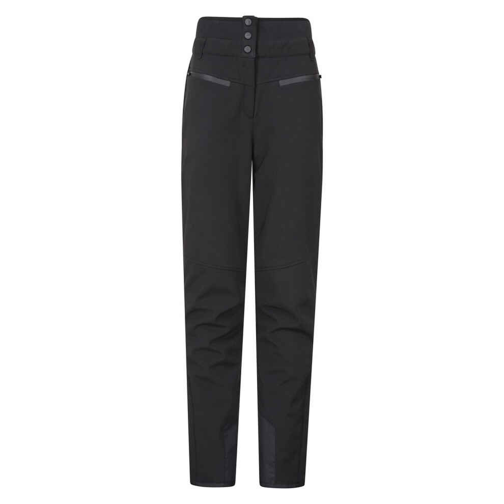 (20 UK, Black) Mountain Warehouse Womens/Ladies Avalanche RECCO High Waist Ski Trousers
