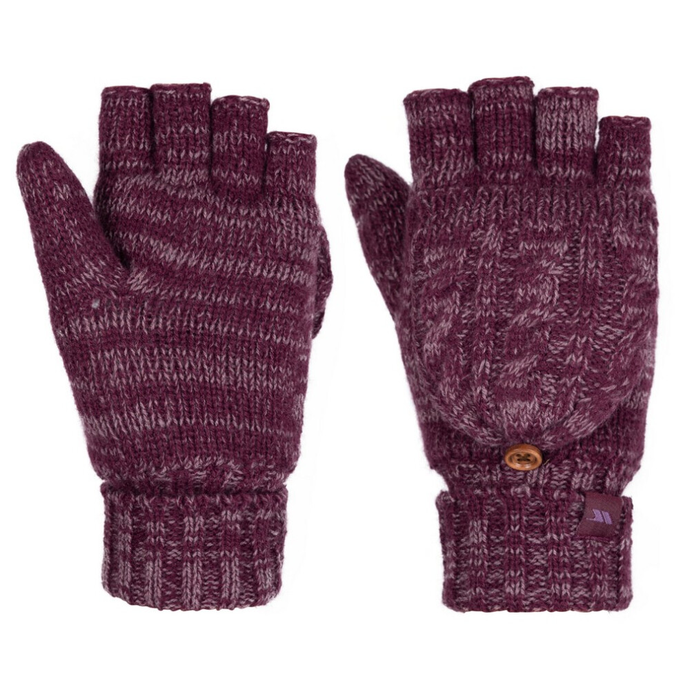 Trespass Womens/Ladies Mittzu Fingerless Knitted Ski Gloves