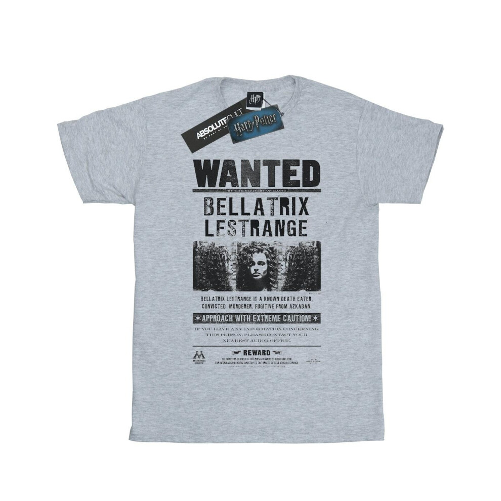 Bellatrix Lestrange Wanted Poster Cotton T-Shirt