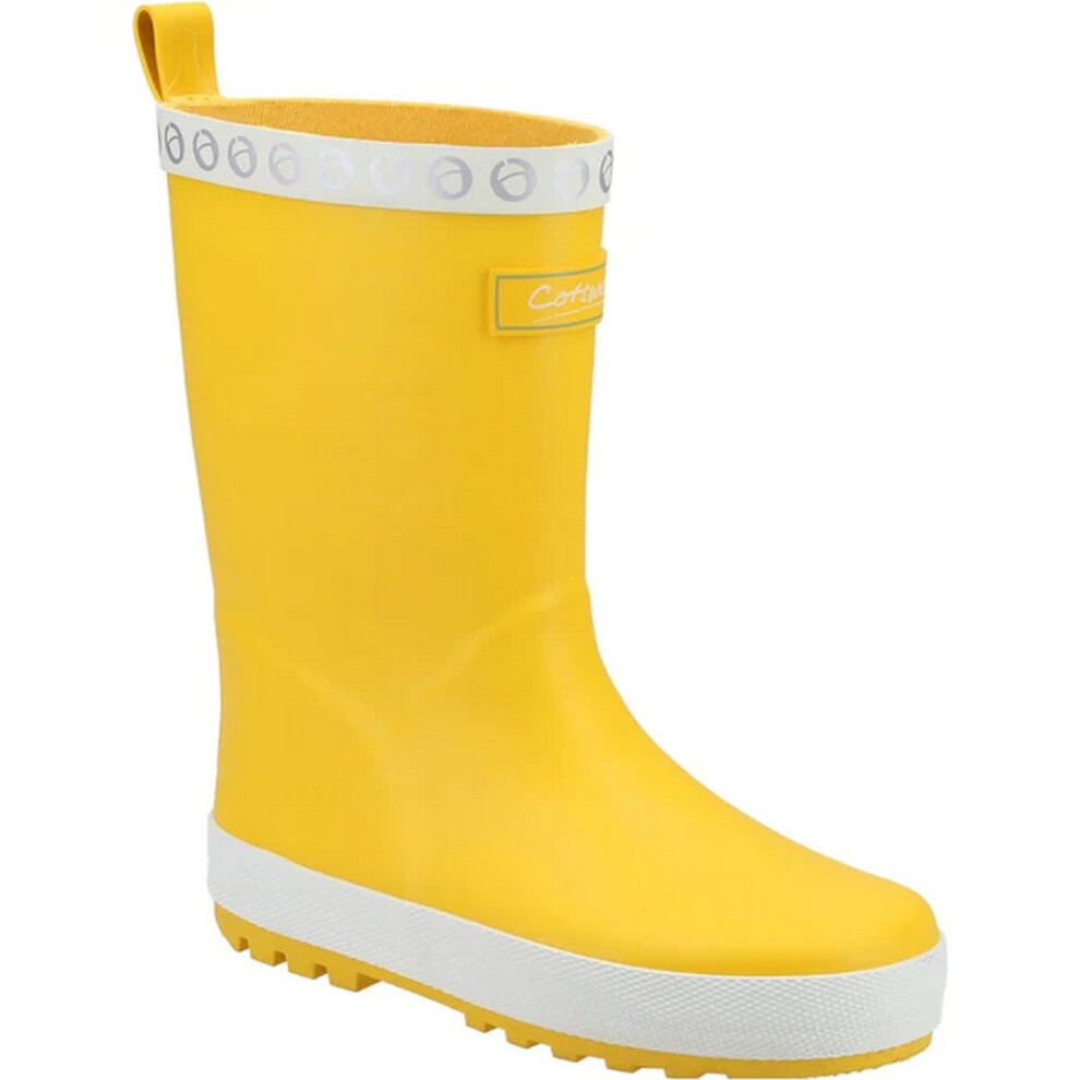 (10 UK Child, Yellow) Cotswold Childrens/Kids Prestbury Wellington Boots