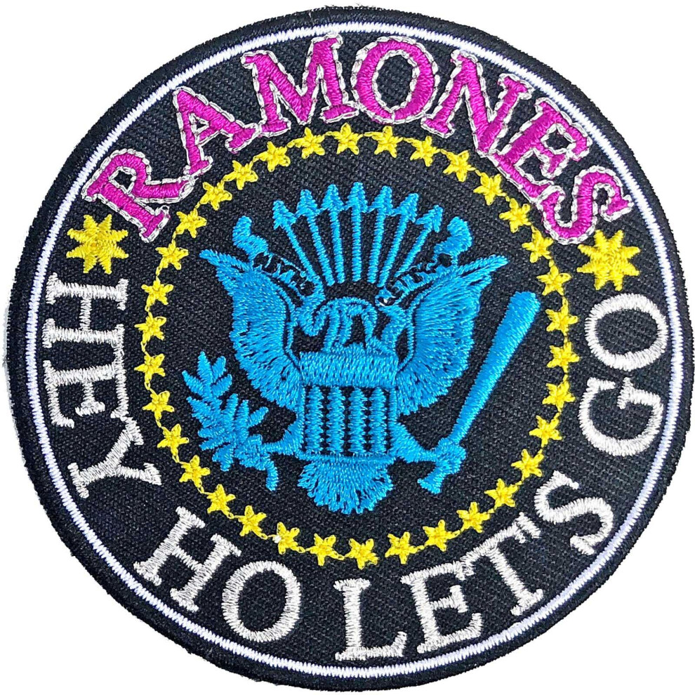 Ramones Hey Ho Let's Go V2 Iron On Patch
