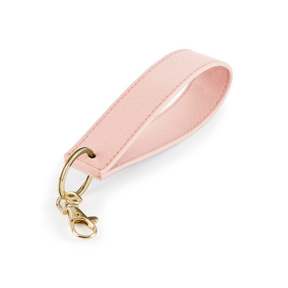 (One Size, Soft Pink) Bagbase Boutique Wristlet Keyring