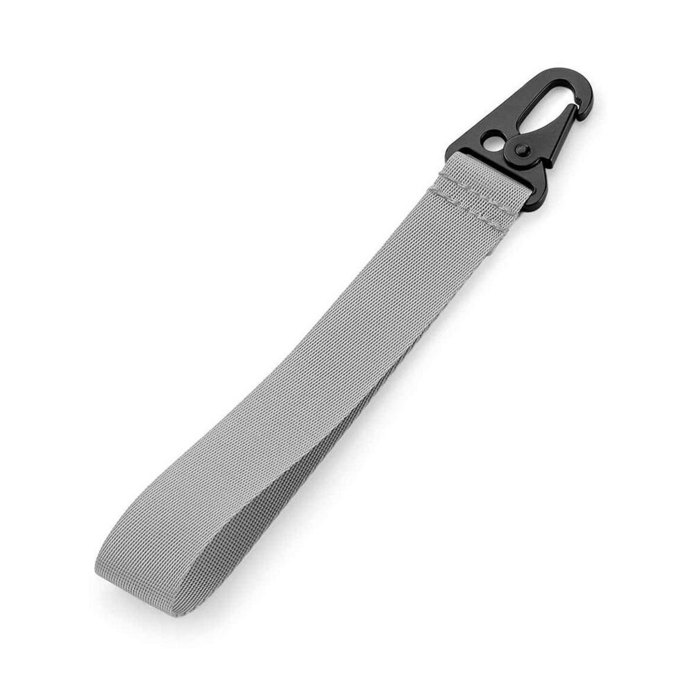 (One Size, Grey) Bagbase Brandable Key Clip