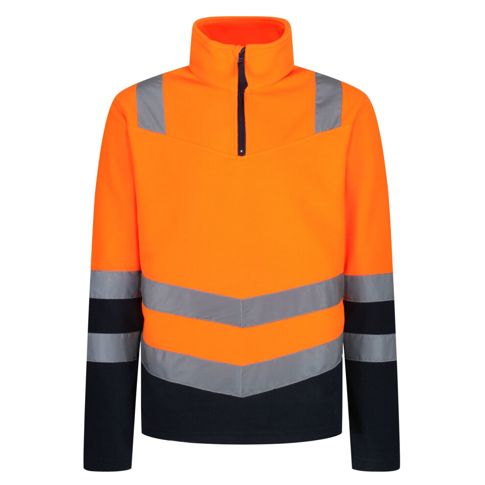 (XXL, Orange) Regatta Mens Pro 220 Hi-Vis Fleece Top