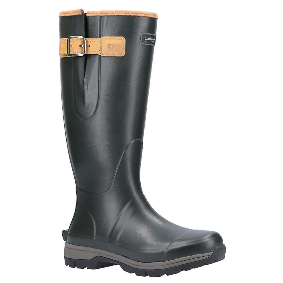 (8 UK, Green) Cotswold Unisex Adult Stratus Wellington Boots