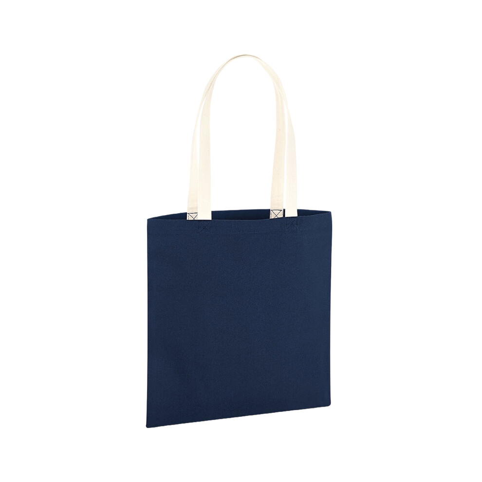 Westford Mill Unisex Multicoloured Earthaware Organic Bag For Life Contrast Tote Bag