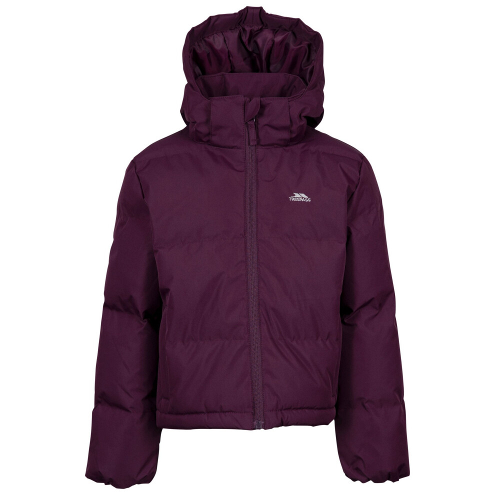 (3-4 Years, Potent Purple) Trespass Girls Missie Logo Jacket