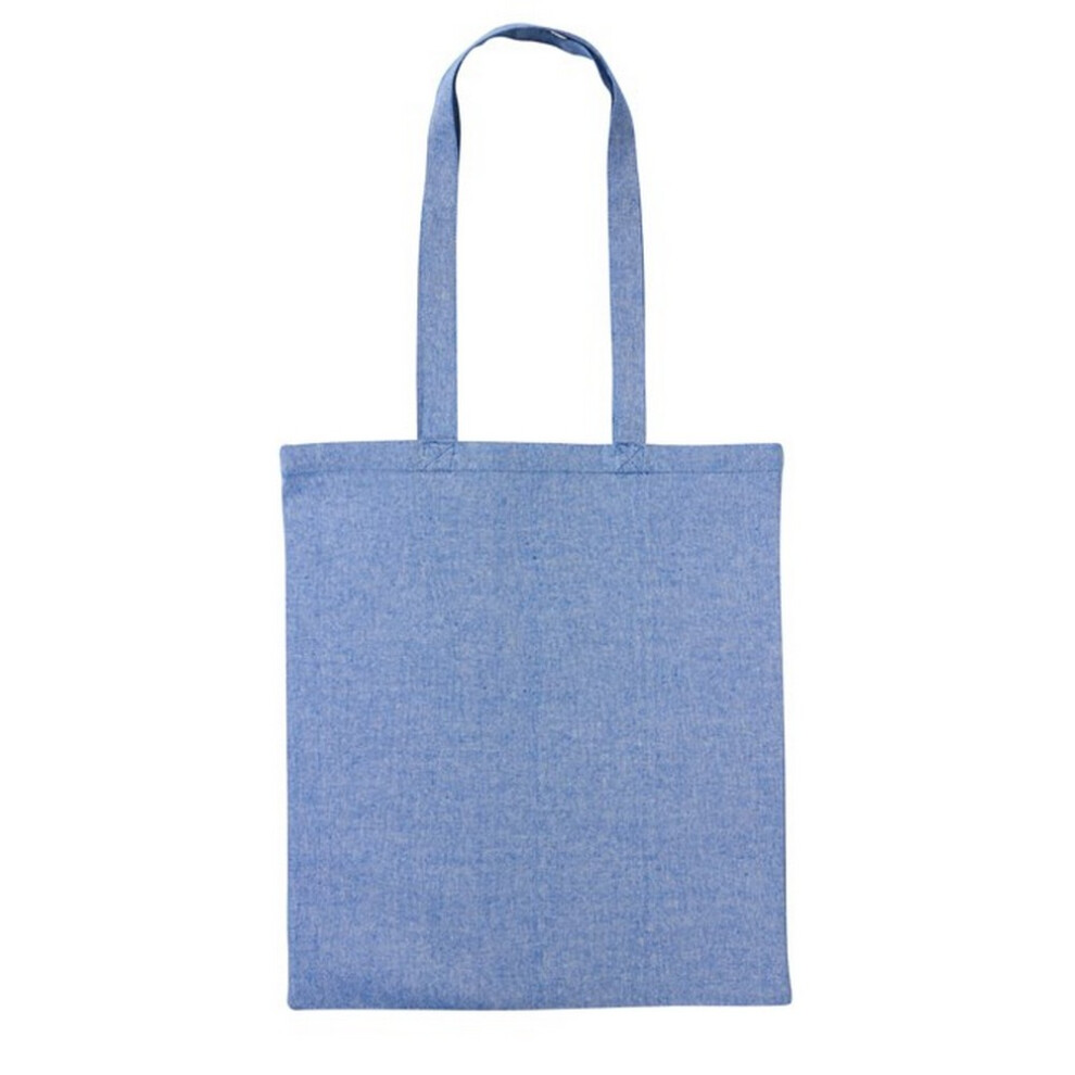 Nutshell Unisex Blue (One Size, Royal Marl) Recycled Cotton Shopper