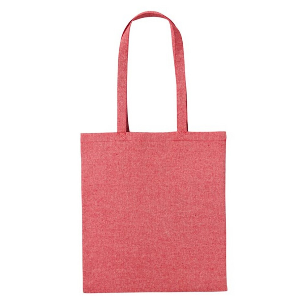 Nutshell Unisex Red (One Size, Marl) Recycled Cotton Shopper